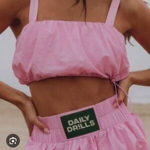 ISO PINK BUBBLE SHORT AND BRA SET!!!